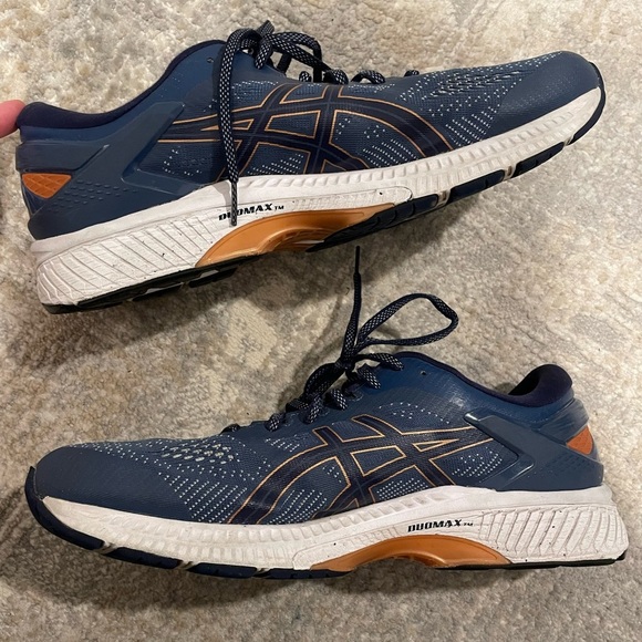 ASICS Kayano Men’s Size 12 F450919 Running Shoes Sneakers FlyteForm Blue Orange - Picture 4 of 8